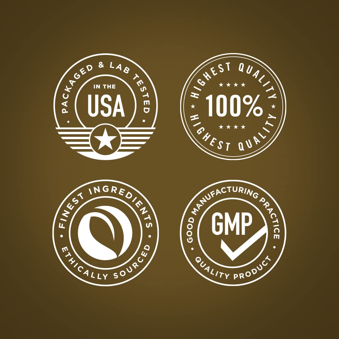 Piping Rock laboratory-tested seal on packaging ensures trusted ingredients.