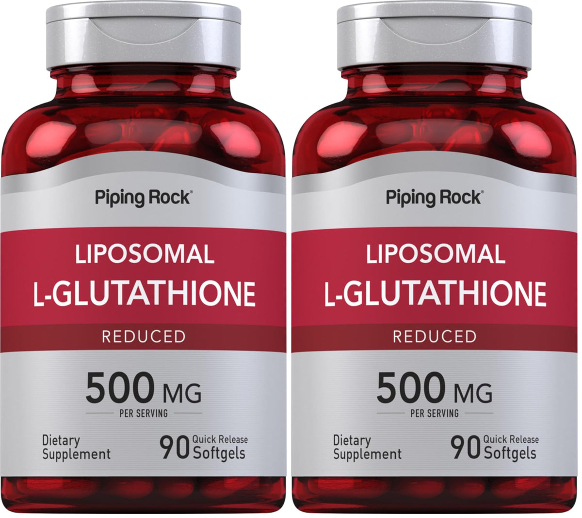 Piping Rock Liposomal Glutathione bottle-front view for daily wellness support