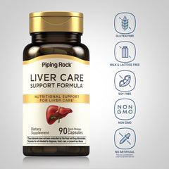 Piping Rock Liver Cleanse Complex capsules close-up, quick-release format.
