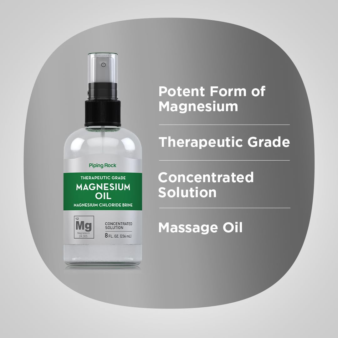 Piping Rock massage oil application on skin for a routine