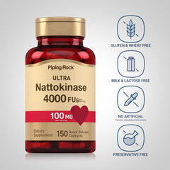 Piping Rock nattokinase 4000 FU origin from natto source