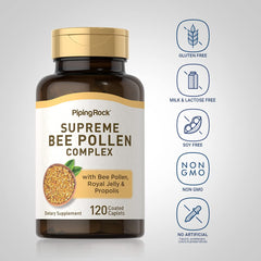 Piping Rock non-gmo gluten-free label highlights clean ingredients.