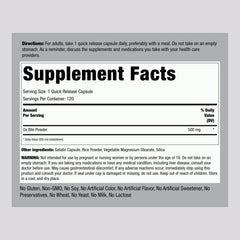 Piping Rock Ox Bile 500mg capsules ready for fast absorption and easy dosing