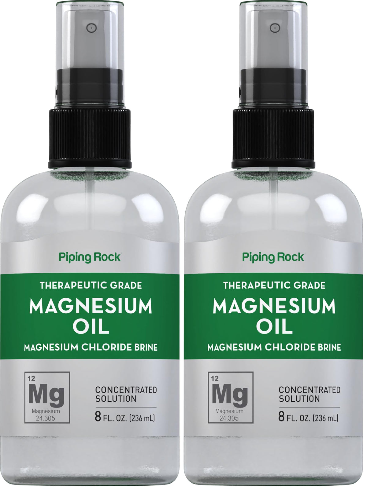 Piping Rock magnesium oil spray bottle for easy daily application