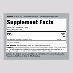 Piping Rock SOD supplement bottle side view for everyday use