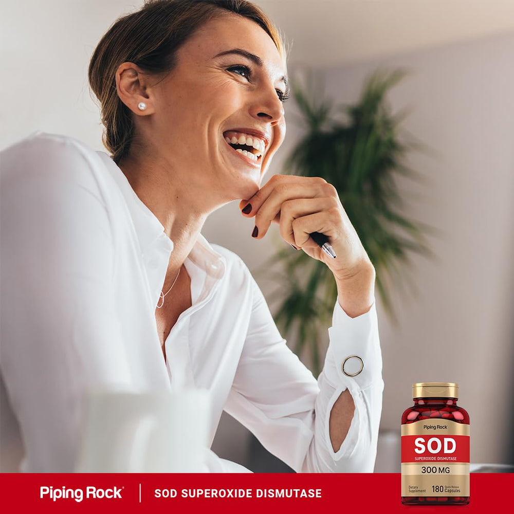 Piping Rock SOD supplement two-bottle pack for value and convenience