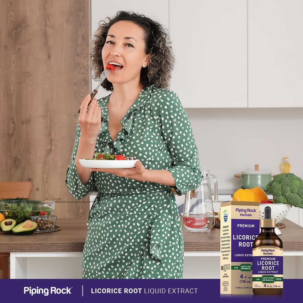 Piping Rock vegetarian liquid supplement tincture ready for daily use.