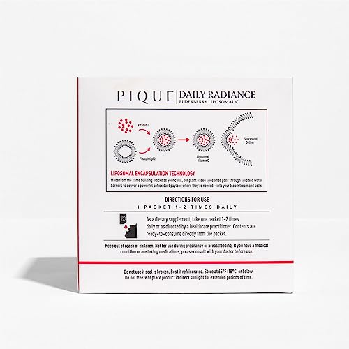 PIQUE elderberry-juice-packet showcases antioxidant-rich content for everyday resilience.