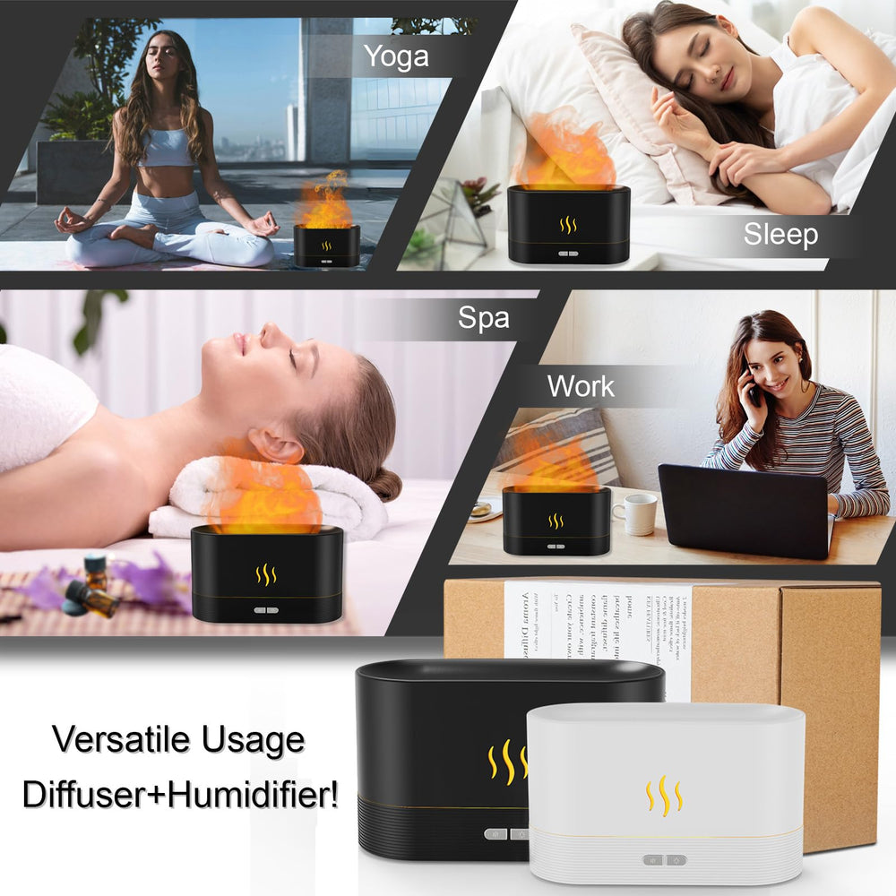 PIZAY black diffuser suitable for bedroom and office spaces