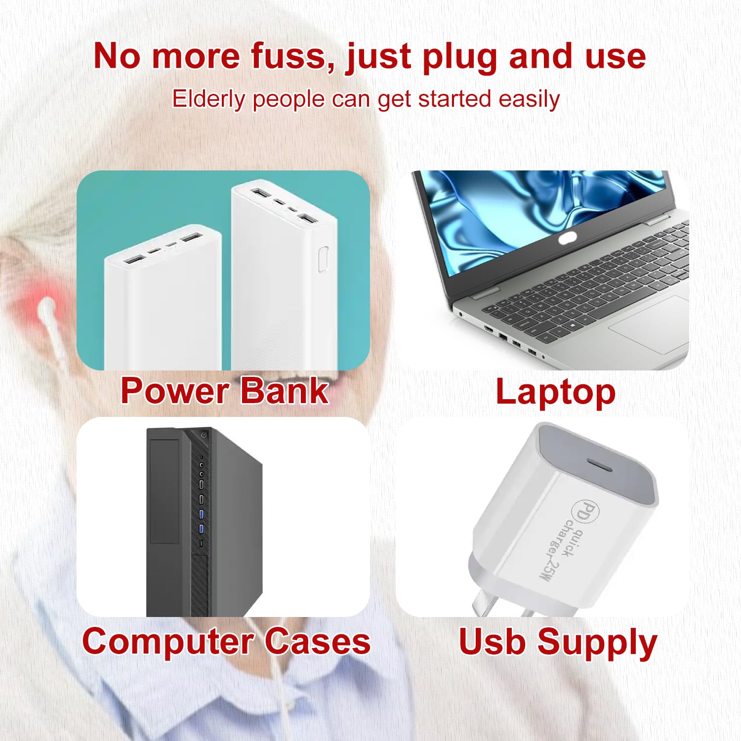 PJJKR easy to use device for daily ear care at home