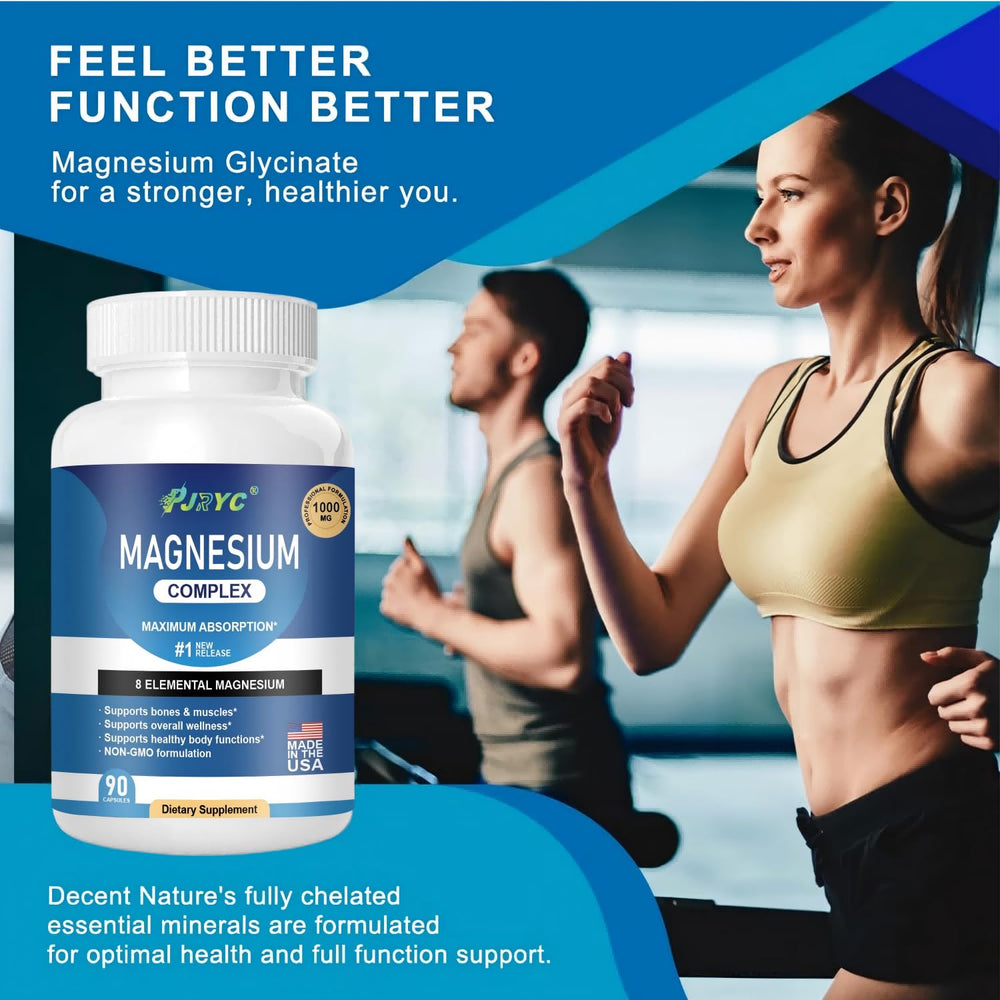 PJRYC Magnesium supports muscle function during workouts and daily activity