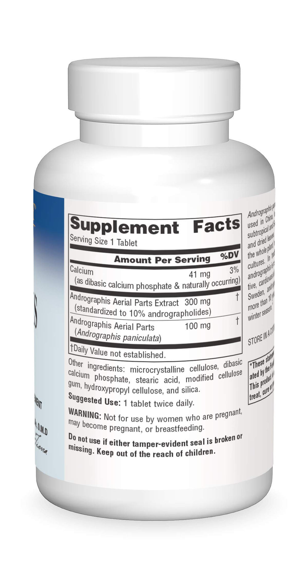 Planetary Herbals Andrographis tablets ready for daily wellness routine.