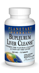 Planetary Herbals Bupleurum Liver Cleanse bottle with easy-to-swallow tablets for daily use