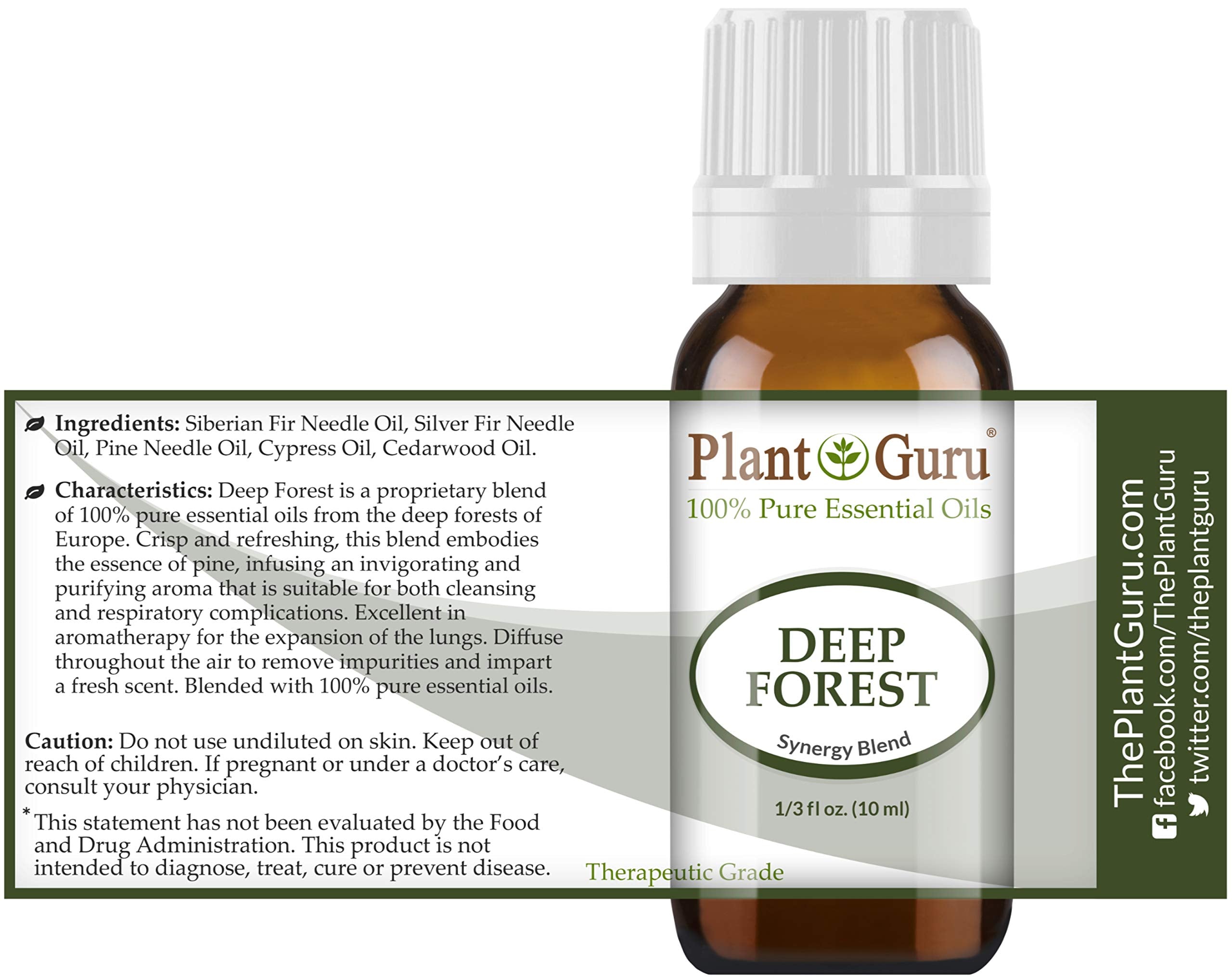 Plant Guru Deep Forest diffuser scene, inviting pine scent for rooms.