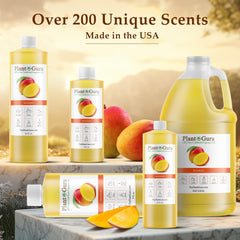 Plant Guru Mango Fragrance Oil diffuser used for room-filling fruity scent.