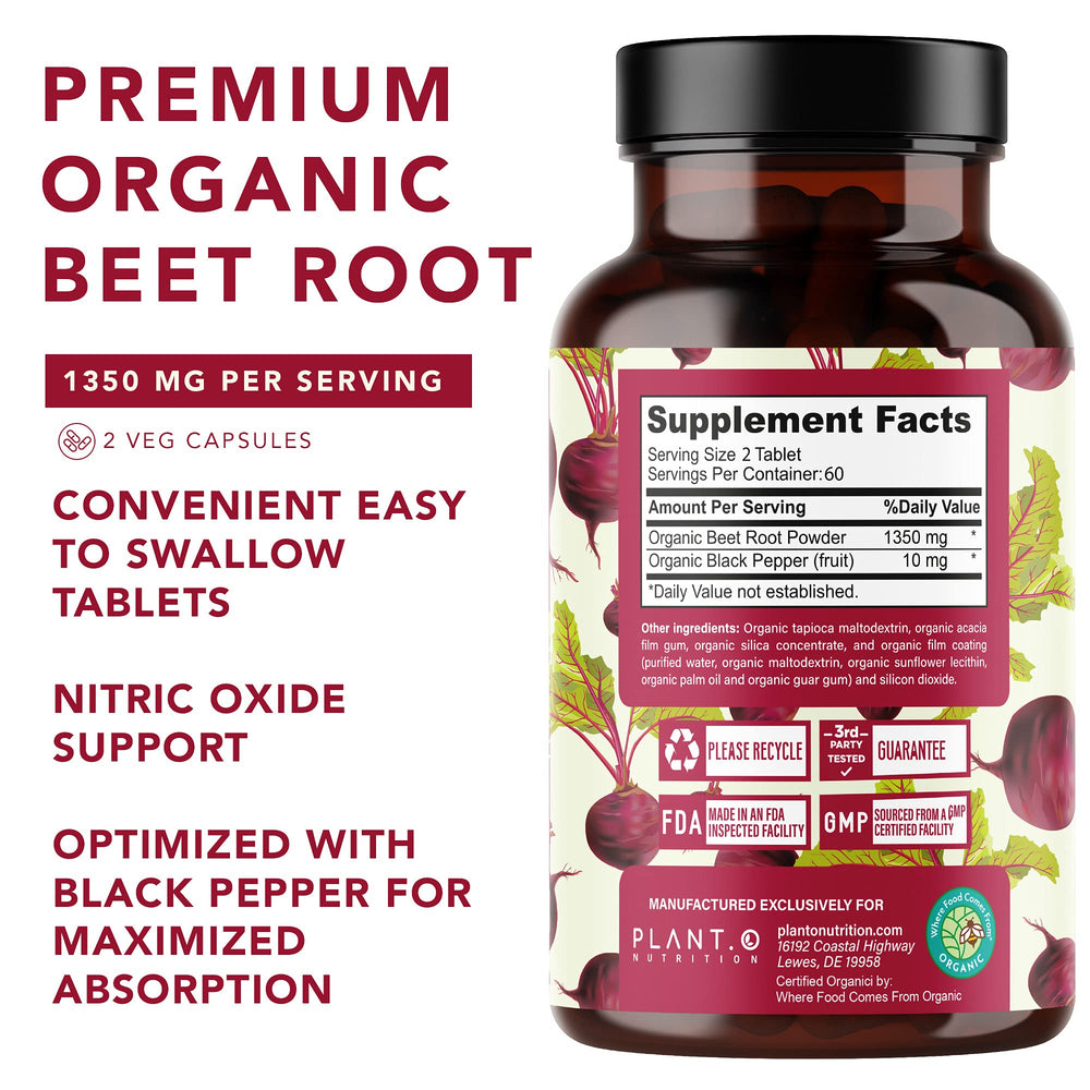 Plant.O Nutrition serving idea promotes heart health and energy through beet-derived nutrients.