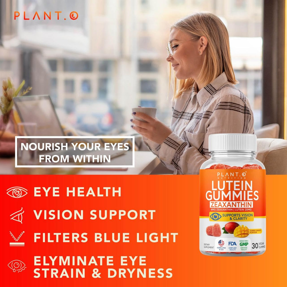 PLANT.O NUTRITION gluten-free vegan eye vitamins for everyday wellness