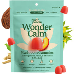 Plant People WonderCalm bottle pour showing easy daily use for calm focus