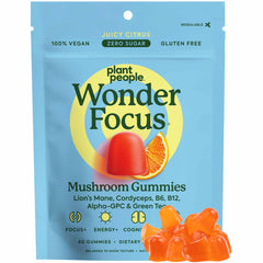 Plant People WonderFocus bottle for daytime focus and mental clarity.
