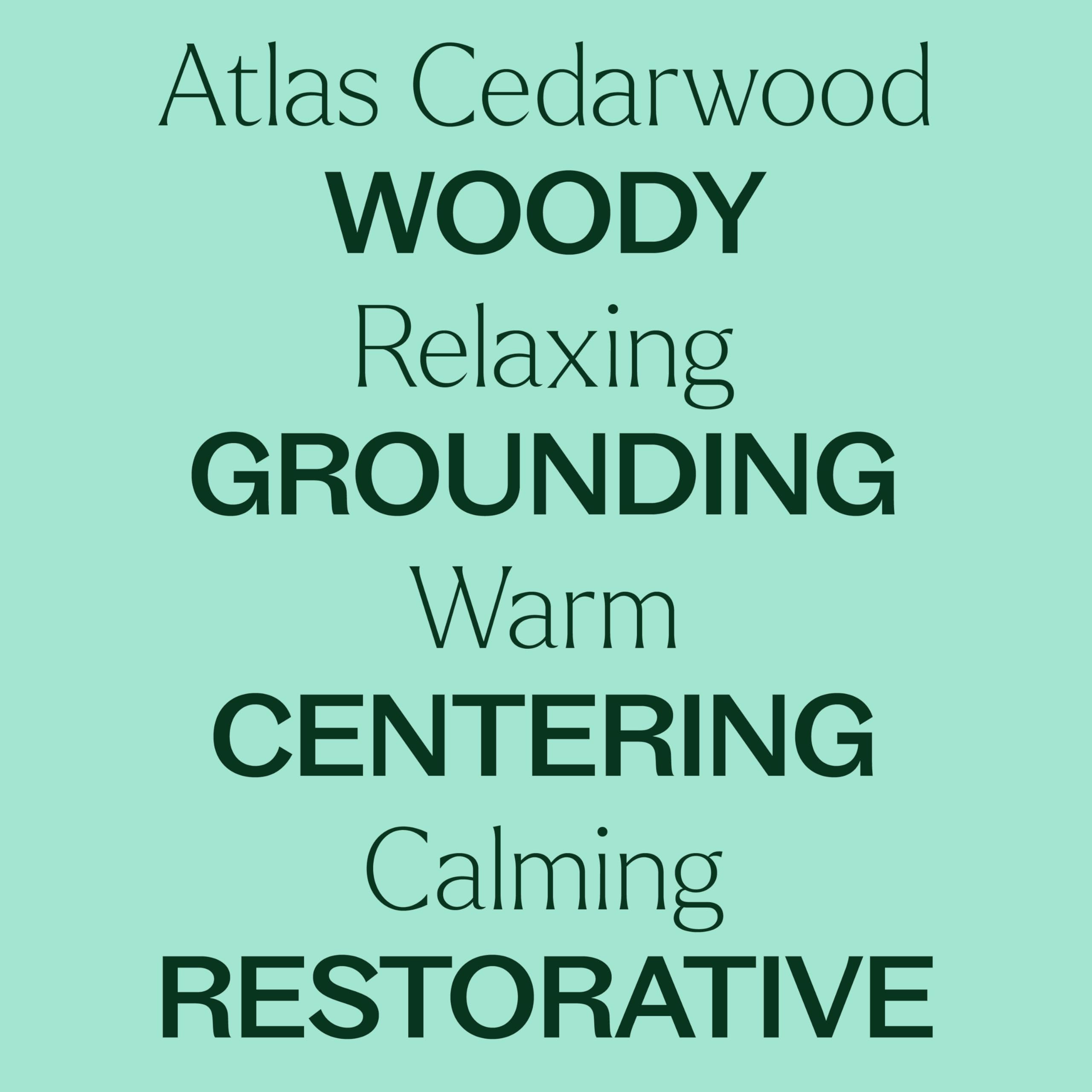 Close-up of Plant Therapy Atlas Cedarwood label highlighting organic quality.