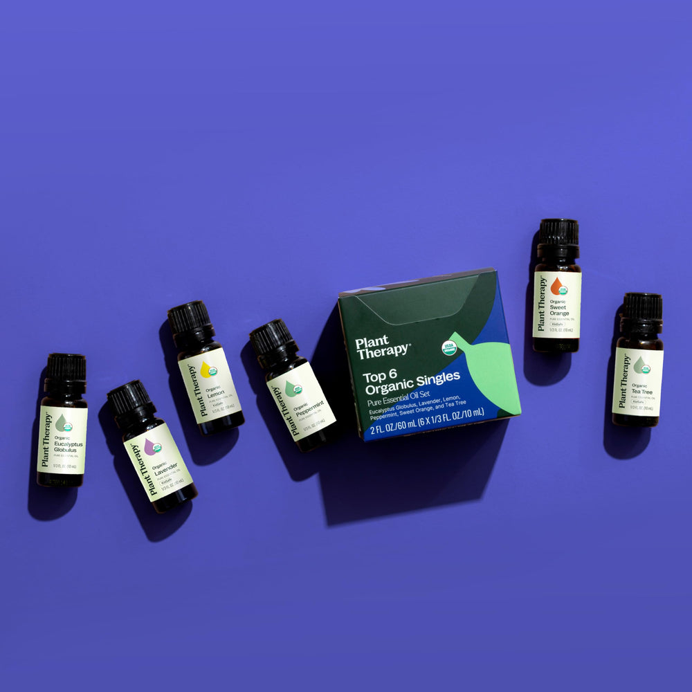 Plant Therapy Certification seal confirming organic status and third-party testing