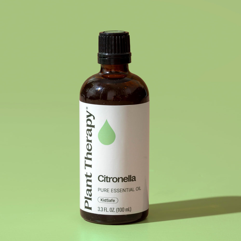Plant Therapy Citronella Oil GC-MS report label.