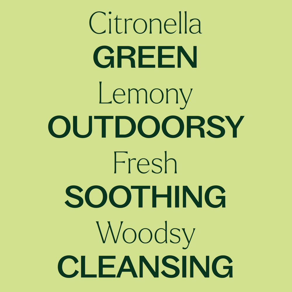 Plant Therapy Citronella Oil perimeter spray setup for outdoors.