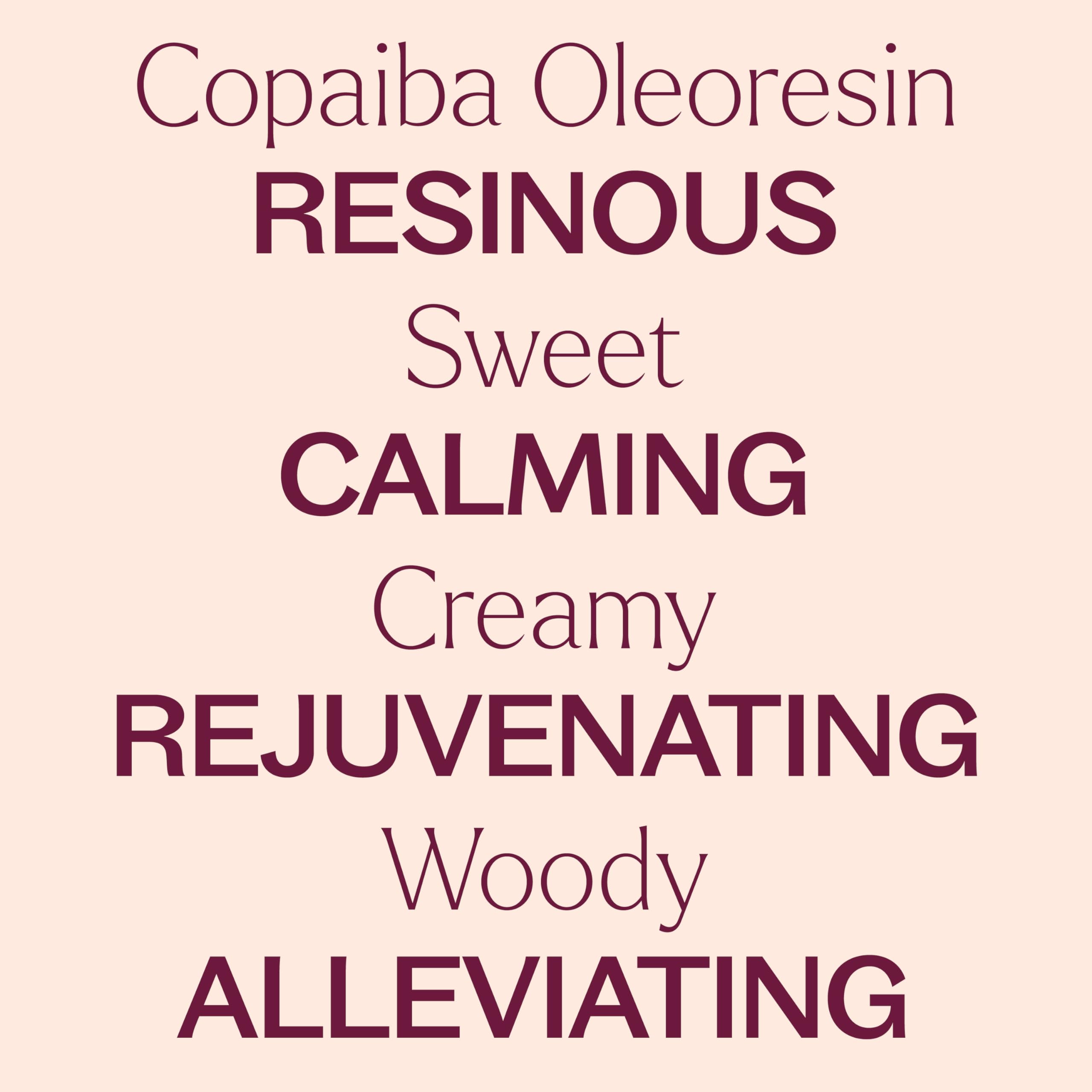 Plant Therapy Copaiba Oleoresin label with purity and sourcing details