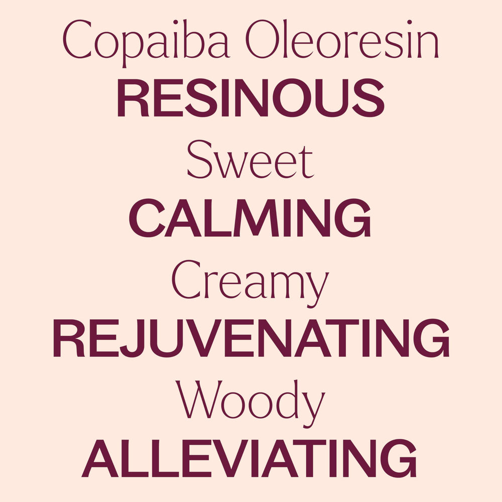 Plant Therapy Copaiba Oleoresin label with purity and sourcing details