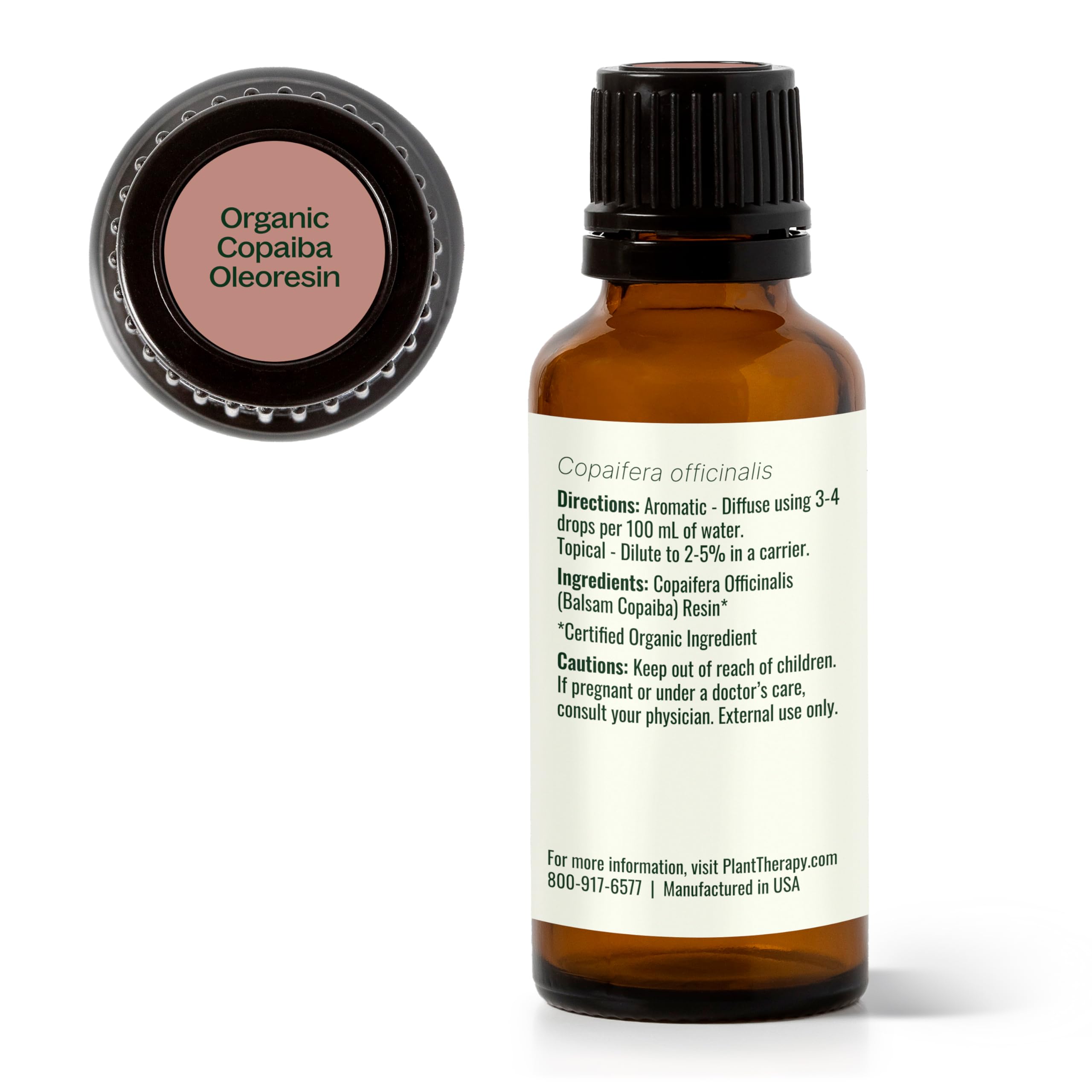 Plant Therapy Copaiba Oleoresin retail packaging on shelf