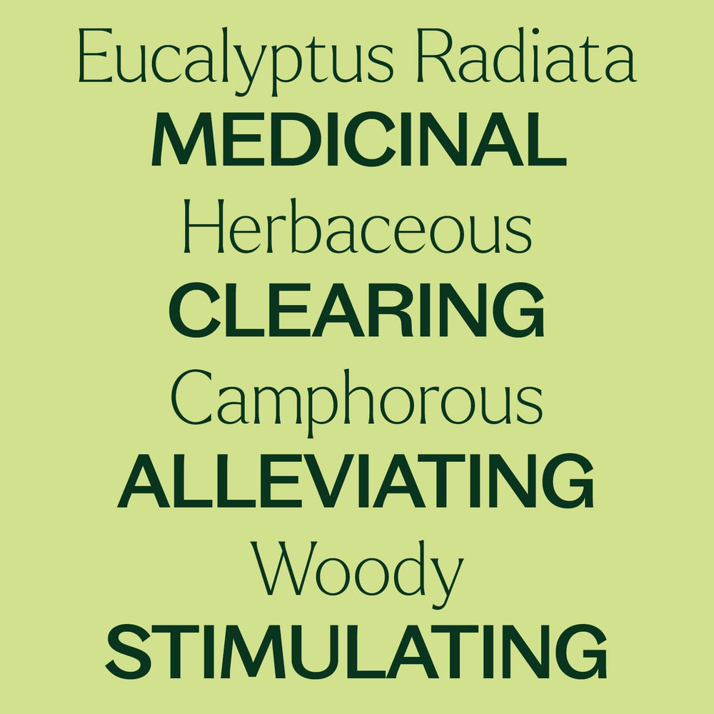 Plant Therapy Eucalyptus Radiata bottle and label indicating batch-tested quality