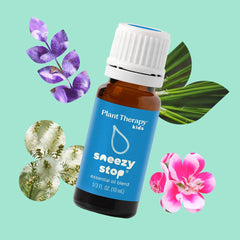 Diffuser setup with Sneezy Stop creating a gentle aroma in the living space
