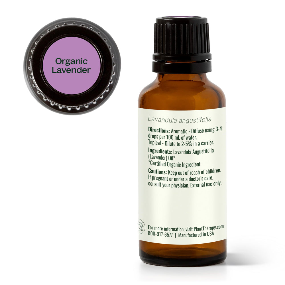 Plant Therapy lavender oil supports relaxation when used in a diffuser.