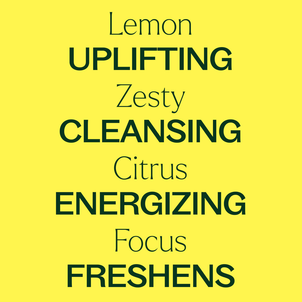 Plant Therapy Lemon Essential Oil label highlighting organic, undiluted quality and GC-MS testing.
