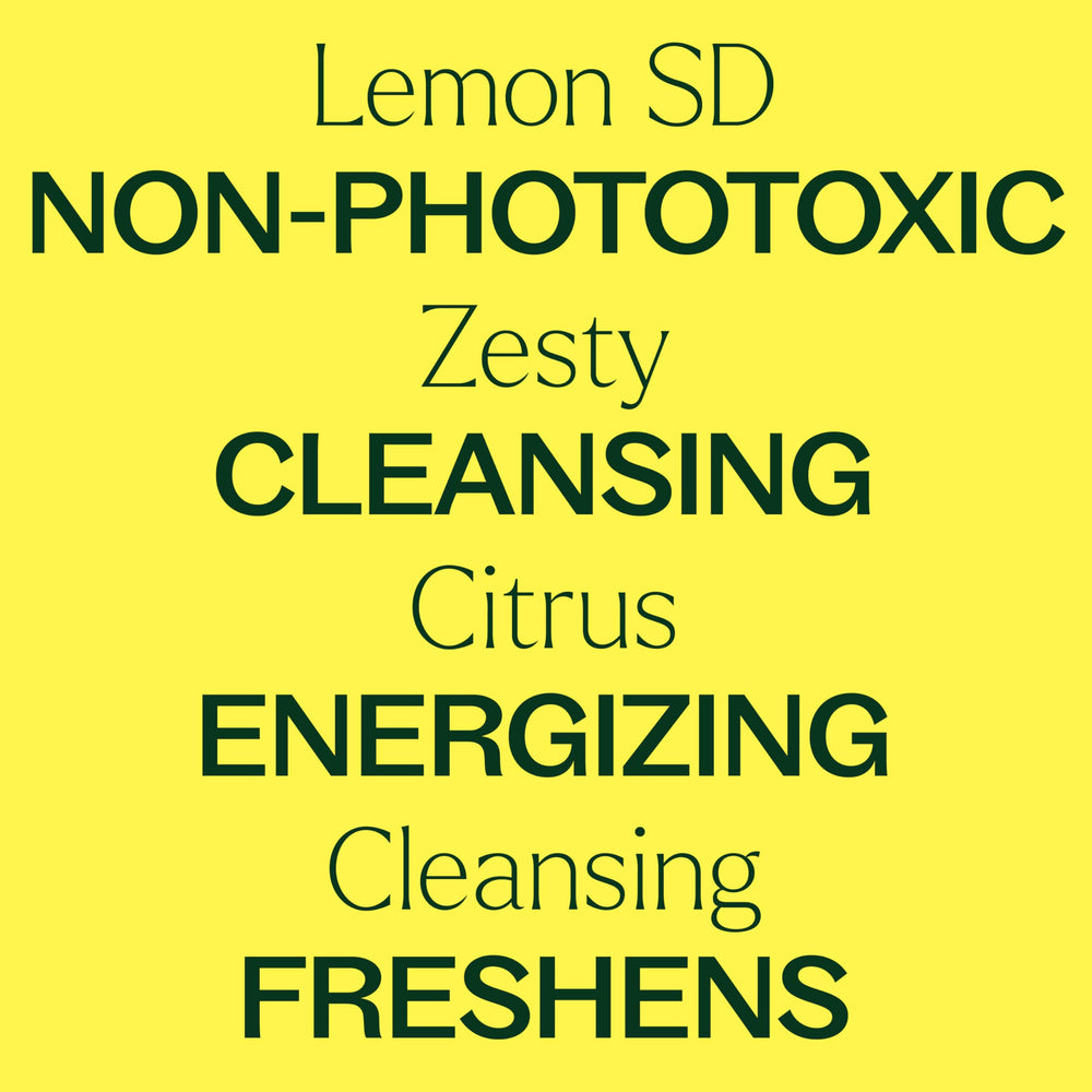 Plant Therapy lemon oil bottle close-up for cleaning and refreshing routines.
