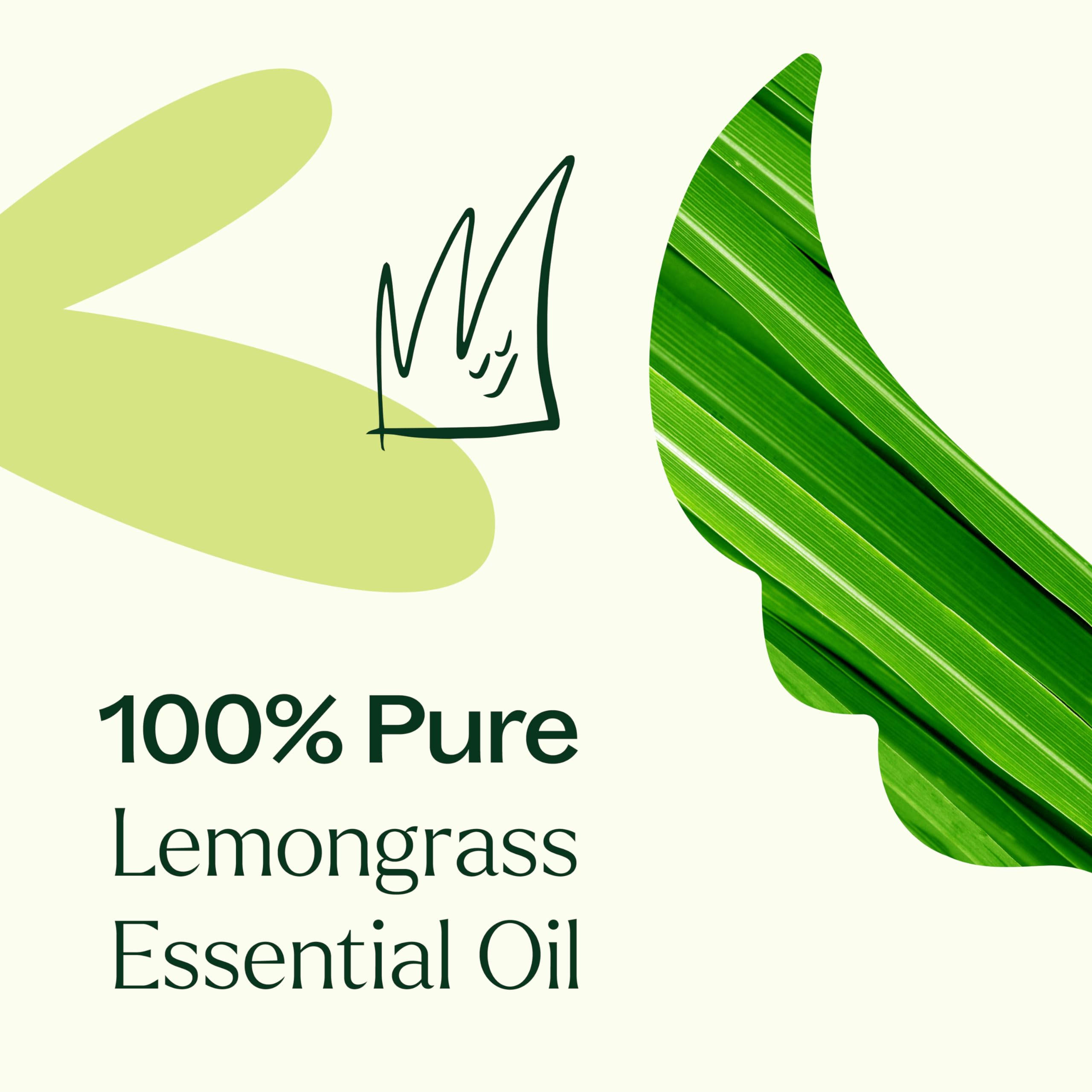 Plant Therapy lemongrass oil massage blend ready for soothing routines.