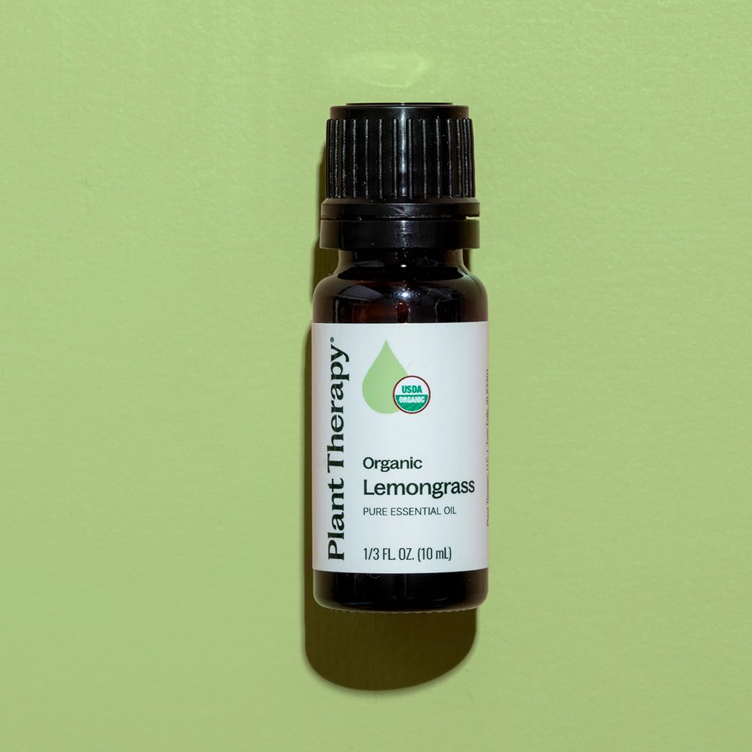 Plant Therapy lemongrass oil packaging displayed for value and transparency