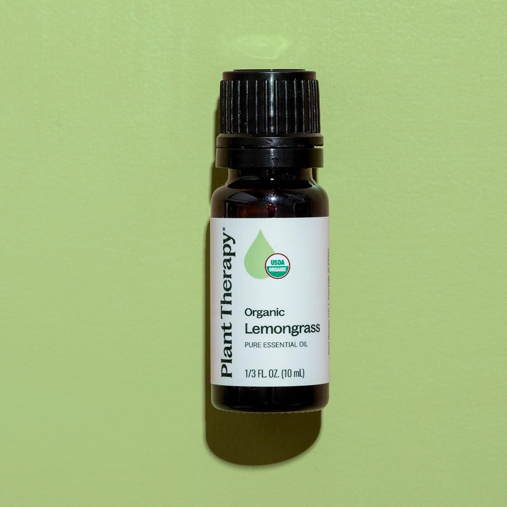 Plant Therapy lemongrass oil packaging displayed for value and transparency