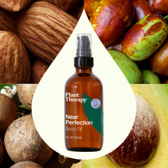 Plant Therapy Near Perfection carrier oil on the face as a lightweight moisturizer