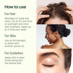 Plant Therapy Organic Castor Oil pour demonstrates convenient dispensing for everyday use.