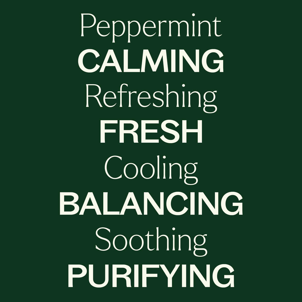 Peppermint Hydrosol supports hair care and scalp refresh