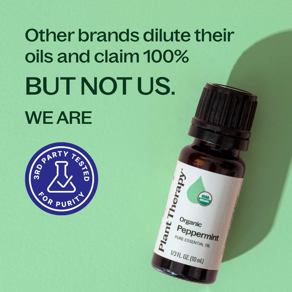 Plant Therapy peppermint oil used in DIY beauty projects for refreshing results.