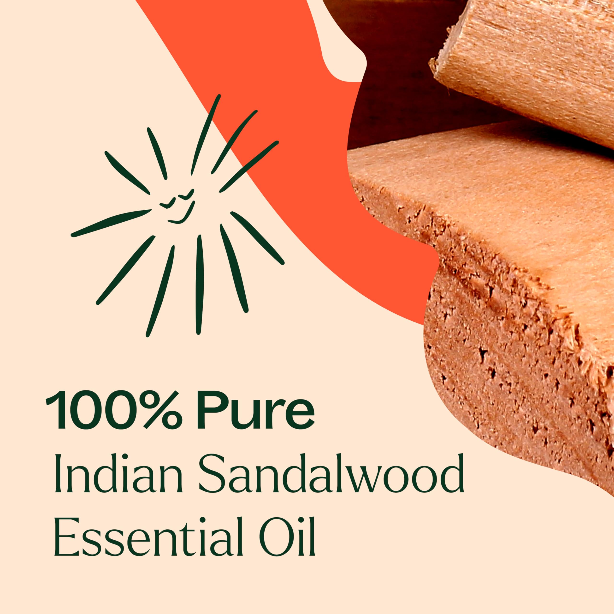 Plant Therapy Sandalwood oil dropper enables precise diffusion or inhalation.