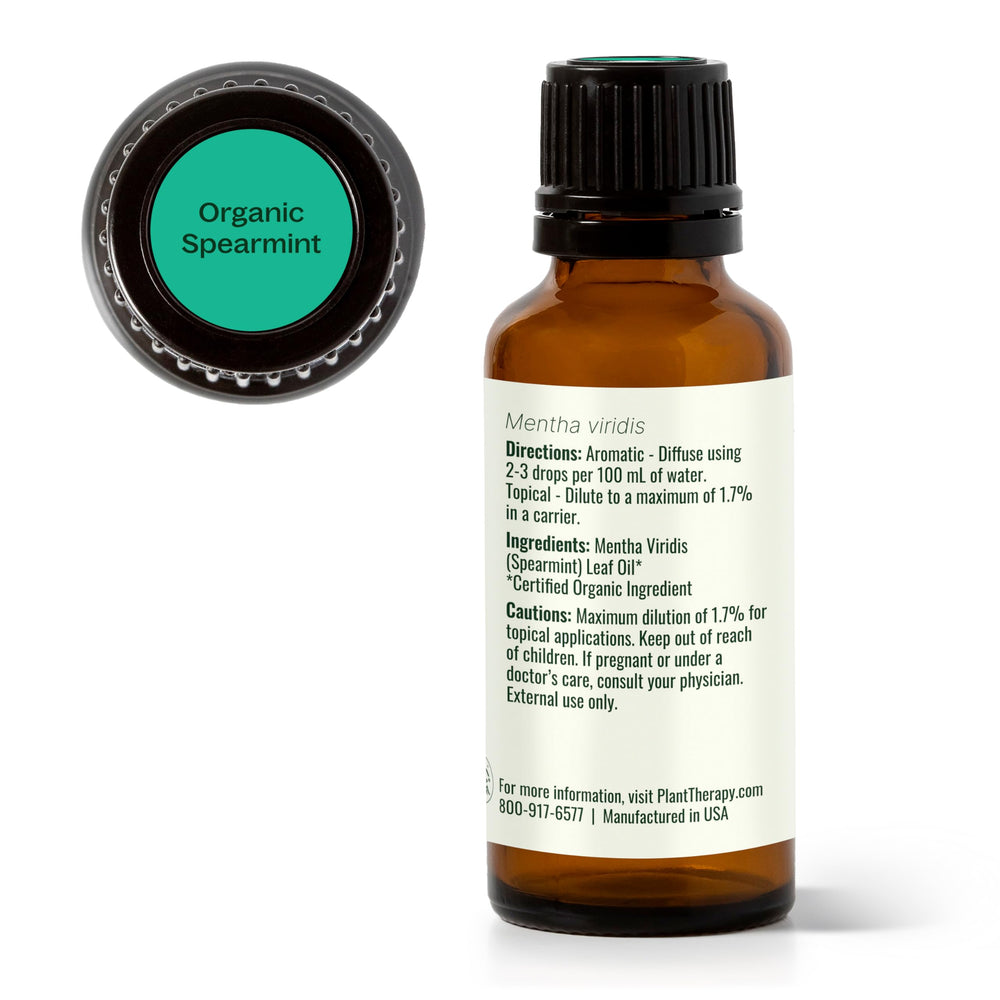 Plant Therapy Spearmint Oil front packaging ready for daily use