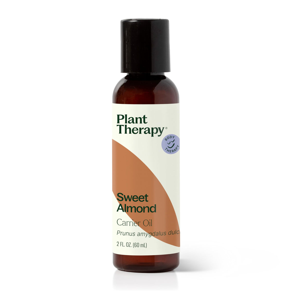 Plant Therapy Sweet Almond Oil bottle showing a versatile skin and hair care option