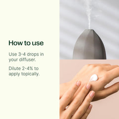 Plant Therapy Tangerine Essential Oil dropper demonstrates precise usage for safe dilution and fragrance