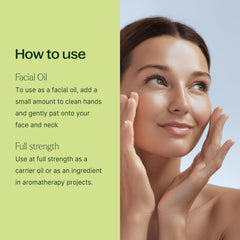 Close-up of Plant Therapy Younger Glo label highlighting premium carrier oils for skin nourishment.