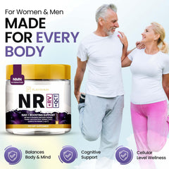 Plantanium NAD+ serving information image showing a simple daily dose.