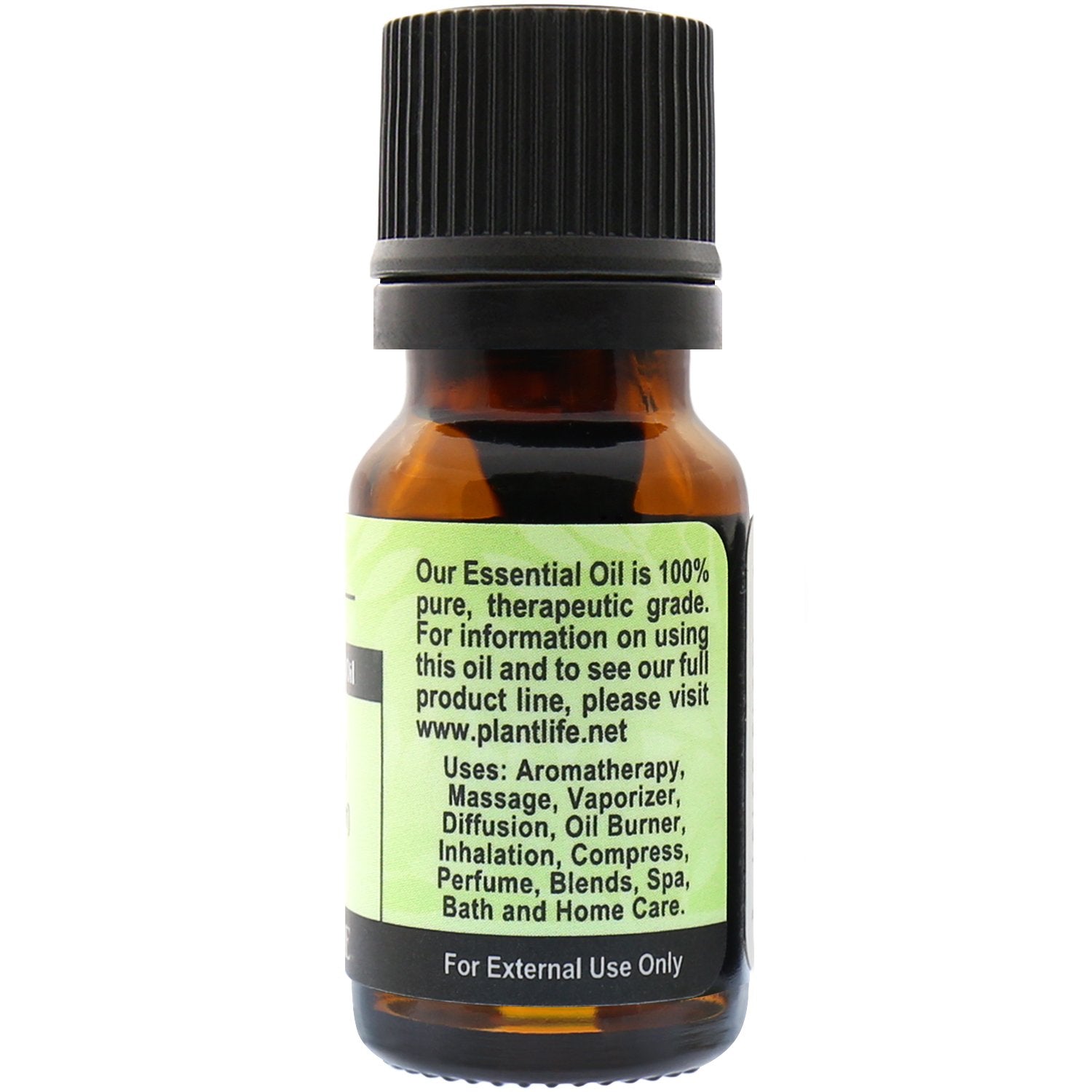 Plantlife Oakmoss oil bottle beside fragrance-blend card.