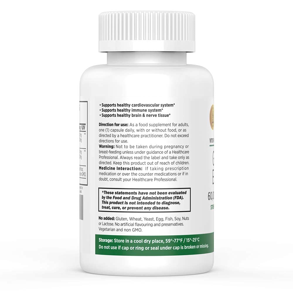 Two-month supply visual with 60 capsules per bottle of Plantonin Plus.